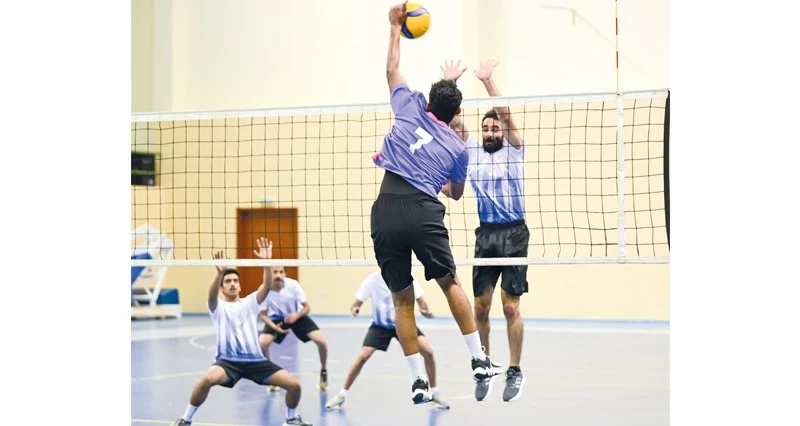 تواصل منافسات بطولة كرة الطائرة بمحافظة ظفار