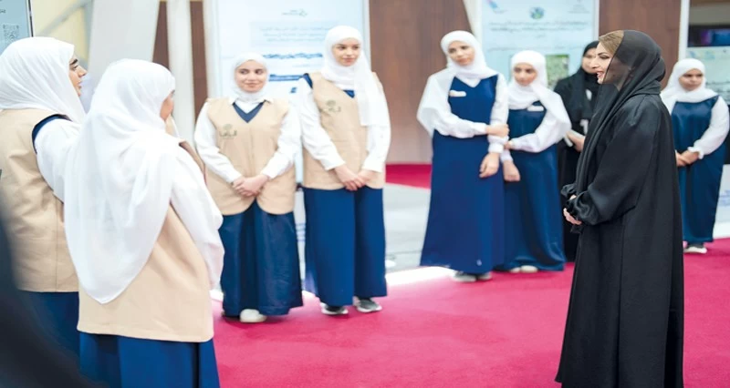 السيدة الجليلة تزور محافظة الظاهرة