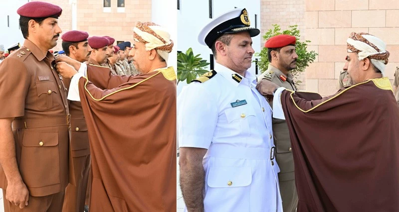 جلالة القائد الأعلى ينعم بميداليتي الخدمة الممتازة والثناء السلطاني على منتسبي وزارة الدفاع وقوات السلطان المسلحة
