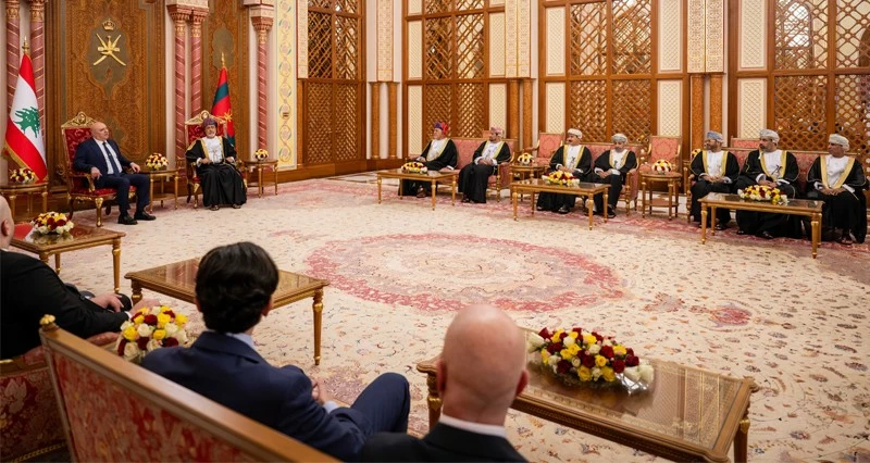 جلالة السلطان والرئيس اللبناني يوجهان بضرورة الإعداد المبكر لعقد أعمال الدورة الأولى للجنة العمانية - اللبنانية المشتركة