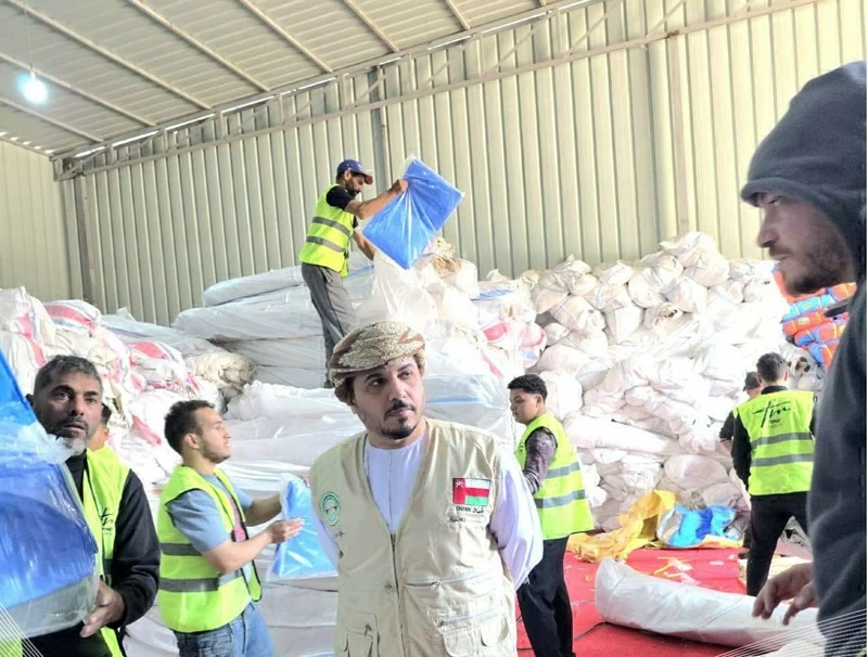 'الأعمال الخيرية' تُعلن جاهزية نقل الخيام إلى قطاع غزة