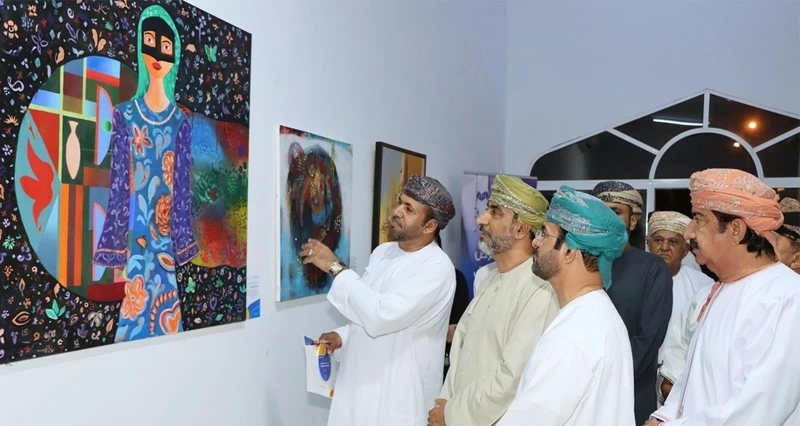 افتتاح معرض شمال الباطنة للفنون التشكيلية لعام 2025م