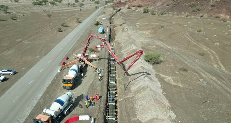 بتكلفة 235 مليون ريال .. تواصل أعمال مشروع إنشاء شبكات توزيع المياه فـي الظاهرة