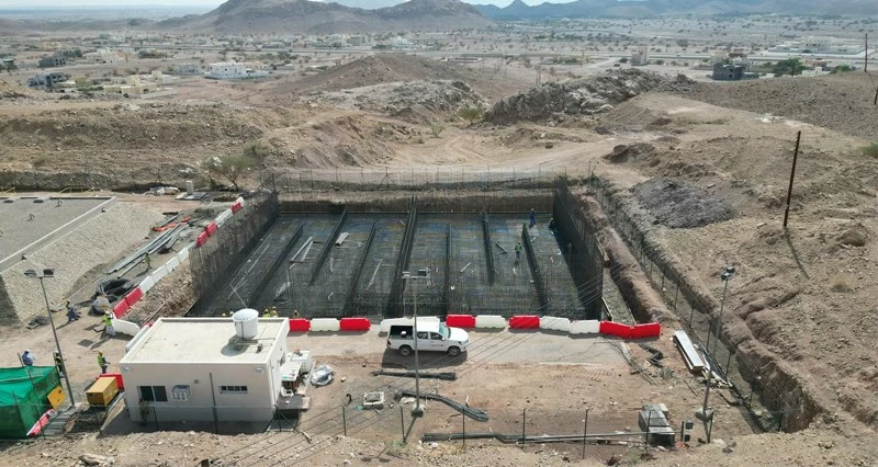 بتكلفة 235 مليون ريال .. تواصل أعمال مشروع إنشاء شبكات توزيع المياه فـي الظاهرة