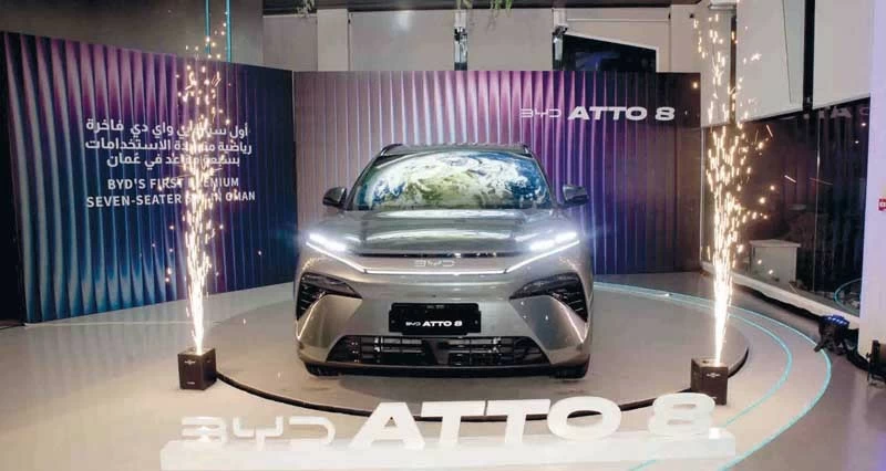 إطلاق بي واي دي أوتو 8 الرياضية متعددة الاستخدامات فـي سلطنة عمان