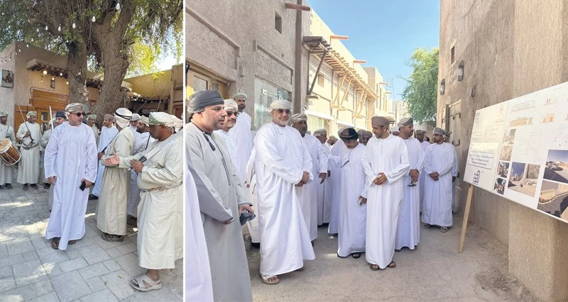 المحافظون يطلعون على منجزات المشاريع التنموية والخدمية فـي الداخلية