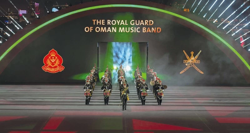 موسيقى الحرس السلطاني تشارك فـي فعاليات مهرجان الدوحة الدولي للموسيقى والمشاة 2025م