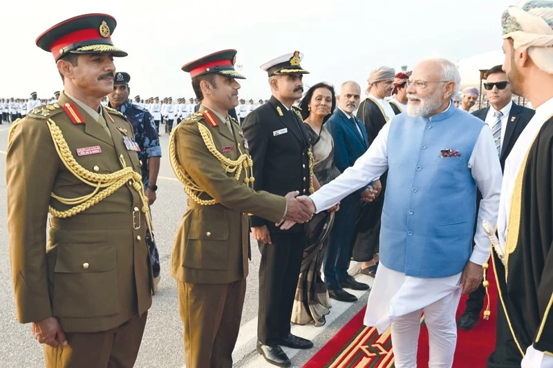رئيس الوزراء الهندي يصل البلاد فـي زيارة رسمية تستغرق يومين