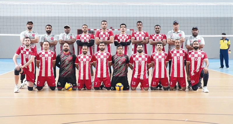 &laquo;الحمراء&raquo; يواصل نتائجه الإيجابية و يتصدر دوري الثانية للطائرة