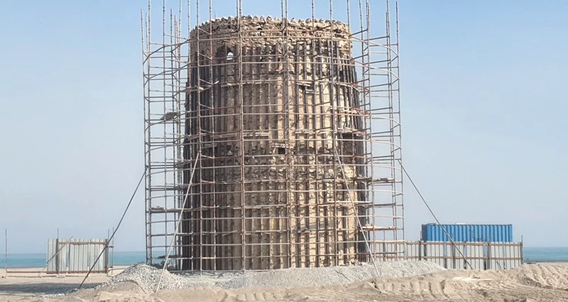 ترميم وصيانة برج العويد بالمصنعة