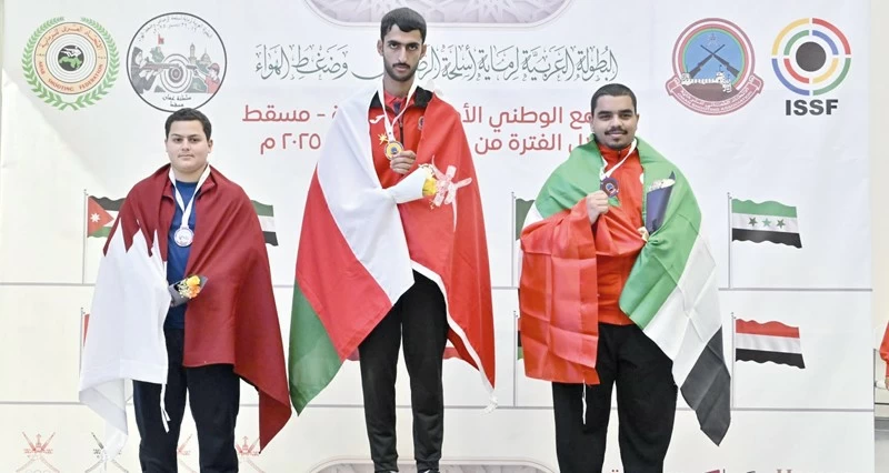رماة الإمارات يسيطرون على نتائج اليوم الأول من البطولة العربية للرماية بمسقط