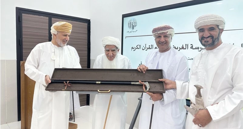 افتتاح مبنى مدرسة الغريض لتعليم القرآن الكريم فـي نخل