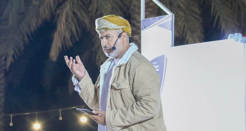 أمسية ثقافية على مسرح حارة الغافات ببهلاء