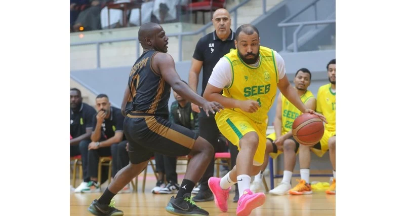 البشائر يفوز على السيب ويتصدر دوري عام كرة السلة