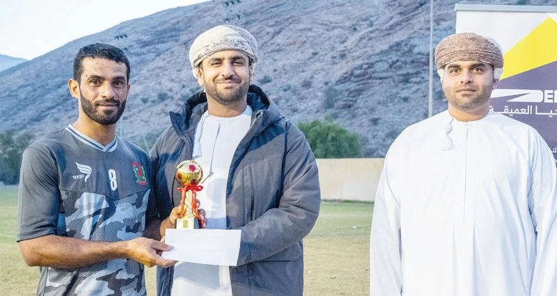 ختام بطولة خماسيات فريق الجزيرة لكرة القدم ببهلاء