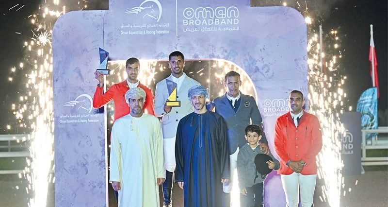 ختام منافسات البطولة العمانية للنطاق العريض الدولية لقفز الحواجز بالرحبة