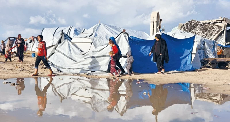 مع خروقات الاحتلال .. الطقس يعاود مفاقمة المعاناة بغزة