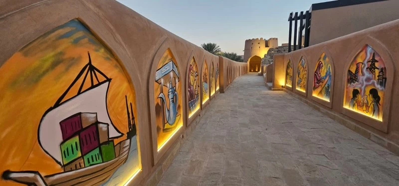 مجموعة 'أوكيو' تسهم في ترميم المرحلة الرابعة من سور العقر بولاية نزوى