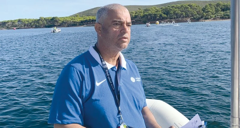 عبدالمنعم العلوي يشارك فـي دوره الألعاب الآسيوية الشاطئية بالصين