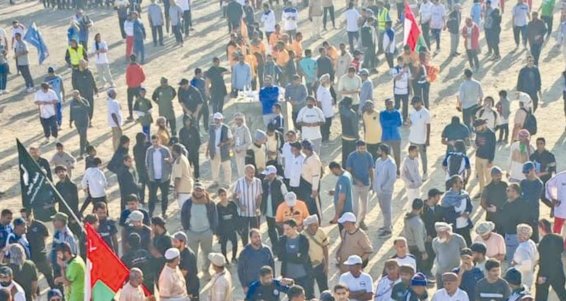 أكثر من 3 آلاف مشارك فـي مسير نـزوى السياحي الثاني