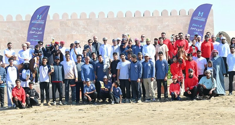 زمزم الحسنية تتوّج بلقب سباق الفتيات للقدرة والتحمل ببركاء