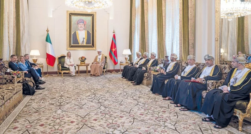 تجري مباحثات رسمية مع جلالة السلطان.. رئيسة وزراء إيطاليا تزور البلاد اليوم