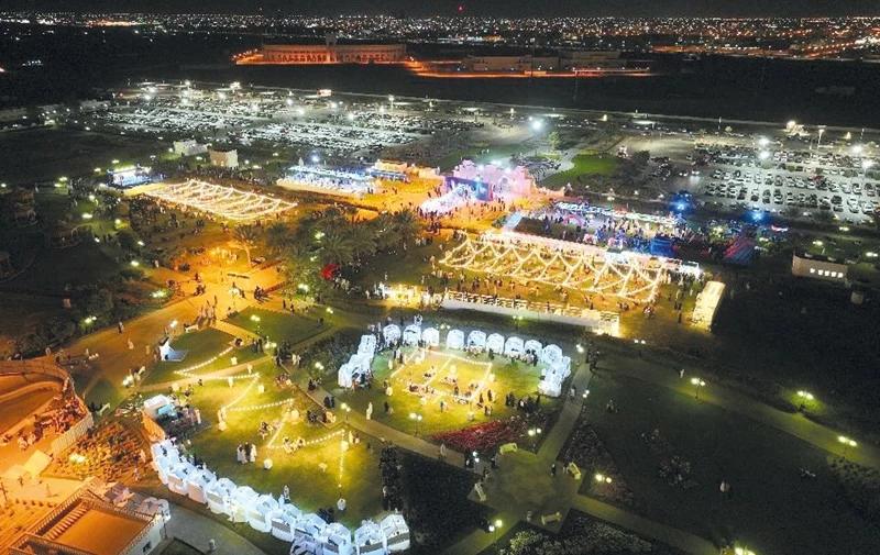 مهرجان أضواء البريمي يقدم تجربة بصرية مبتكرة
