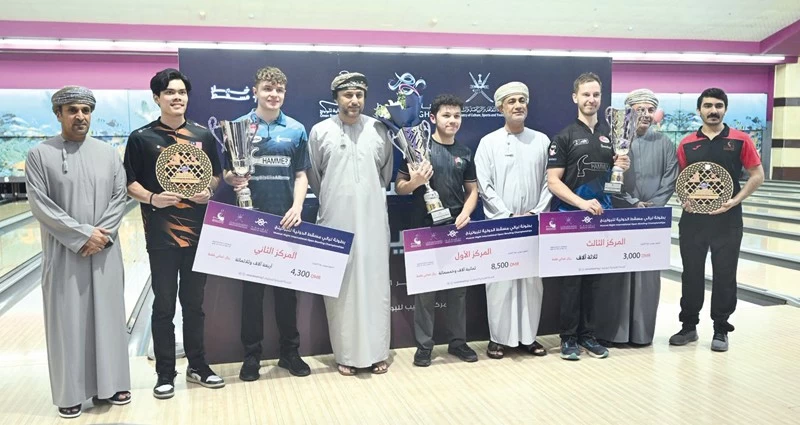 الكويتي ناصر الكندري يتوج بلقب البطولة والإنجليزي بين ثانيا والعدوي يحصد المركز الرابع