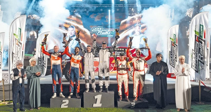 القطري ناصر العطية يظفر باللقب التاسع والرواحي ثانيا وناصر خليفة بالمركز الثالث