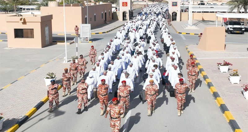 دفعة جديدة تنضم للجيش السلطاني العماني