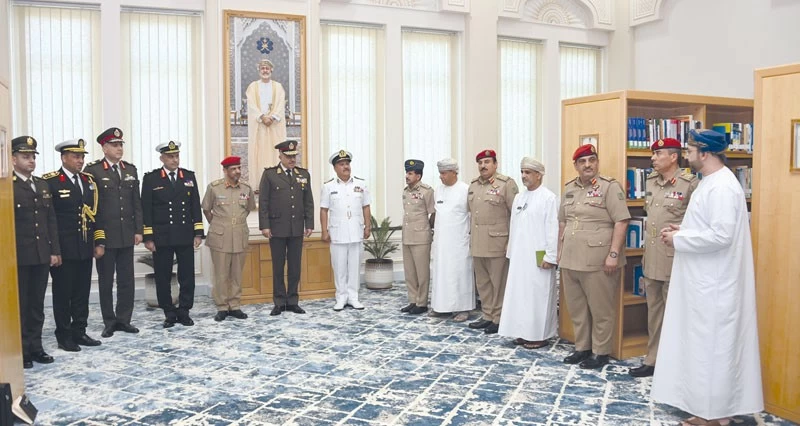 استعراض المجالات العسكرية بين سلطنة عمان ومصر