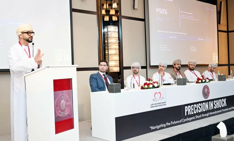 الجمعية العمانية لطب القلب تنظم ندوة حول ' الدقة في علاج الصدمة القلبية'