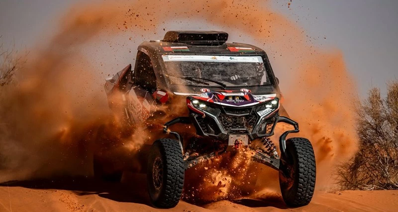 حمد الوهيبي يتوج بلقب الجولة الأولى فـي رالي كأس العالم للباها