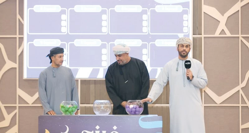 تدشين الهوية البصرية لفعاليات غازي الرمضانية وسحب قرعة بطولة الصالات