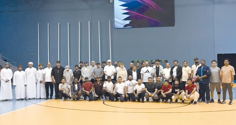 سفارة دولة قطر تحتفي باليوم الرياضي بفعاليات متنوعة بمجمع السلطان قابوس الرياضي ببوشر