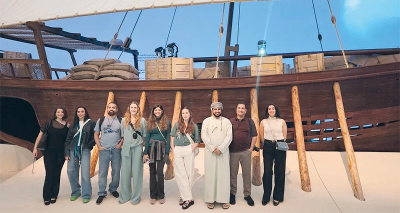 زيارة متحف زايد الوطني فـي ختام الرحلة الإعلامية العالمية