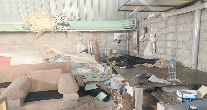 ضبط مؤسسة تجارية تغش فـي صناعة الأثاث