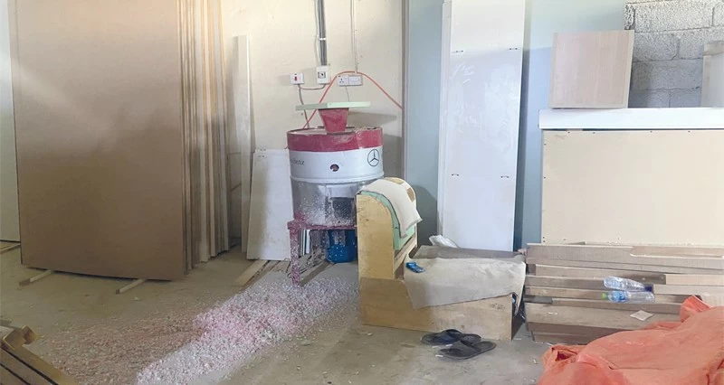 ضبط مؤسسة تجارية تغش فـي صناعة الأثاث