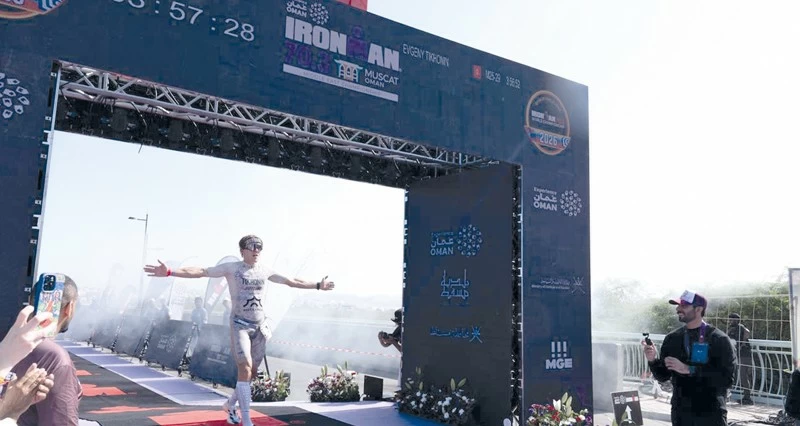 الألماني كريستوف ماتنر يتوج بلقب بطولة الشرق الأوسط &laquo;اكتشف عمان للرجل الحديدي 70.3 مسقط&raquo;