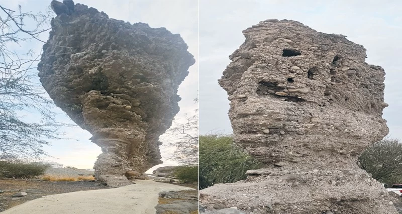 تشكيلات صخرية تجذب السياح بالخوض