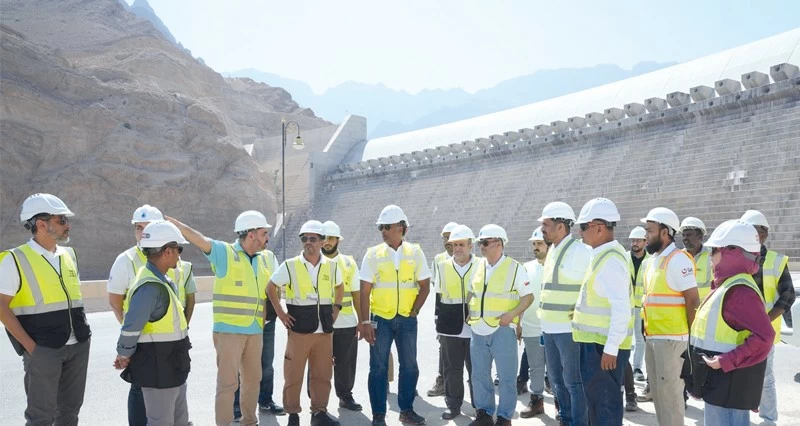 &laquo;نماء&raquo; تقوم بزيارة ميدانية إلى محطة تنقية مياه سد وادي ضيقة