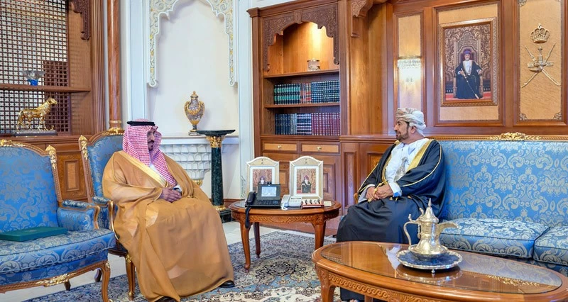 رسالة لجلالة السلطان من خادم الحرمين