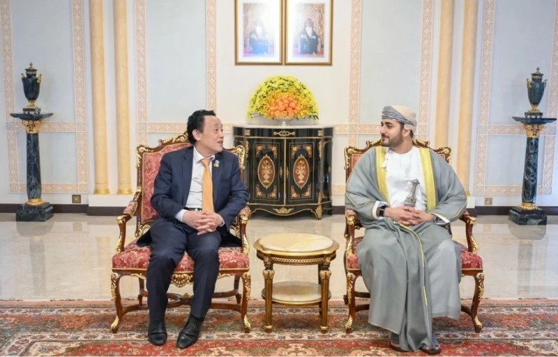 ذي يزن بن هيثم يستقبل المدير العام لمنظمة الأغذية والزراعة للأمم المتحدة 