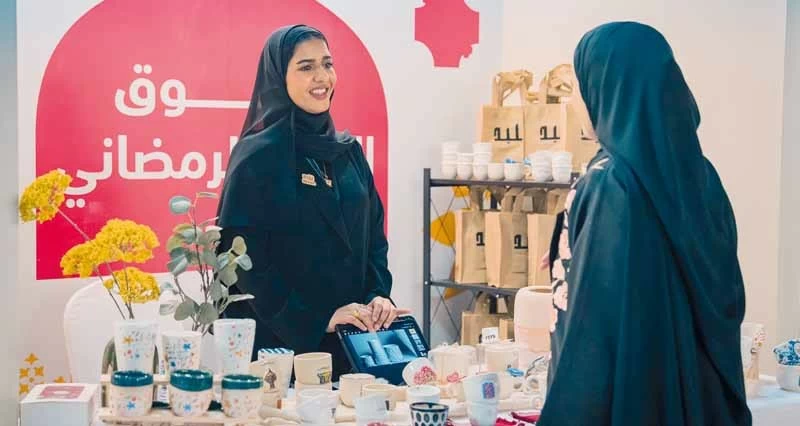 سوق &laquo;الوثبة&raquo; الرمضاني يسهم فـي دعم وتسويق منتجات رواد الأعمال