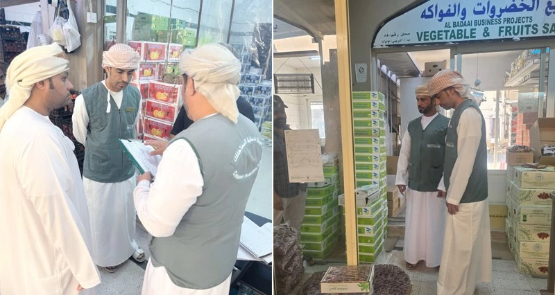 تنفيذ زيارات ميدانية للأسواق بالبريمي