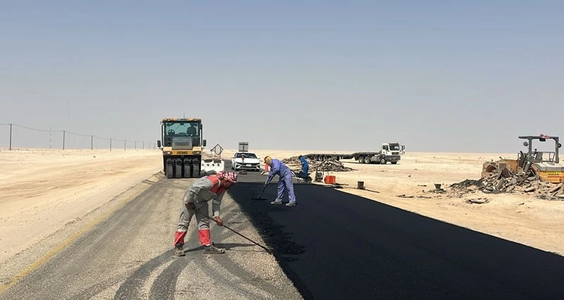 صيانة الطرق الحيوية فـي الوسطى