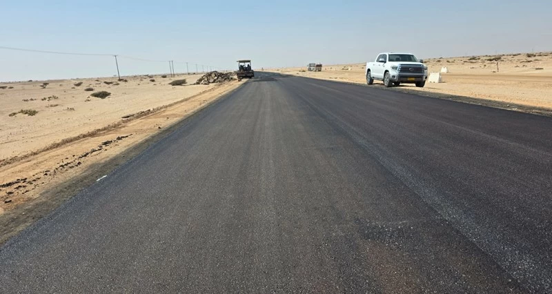 صيانة الطرق الحيوية فـي الوسطى