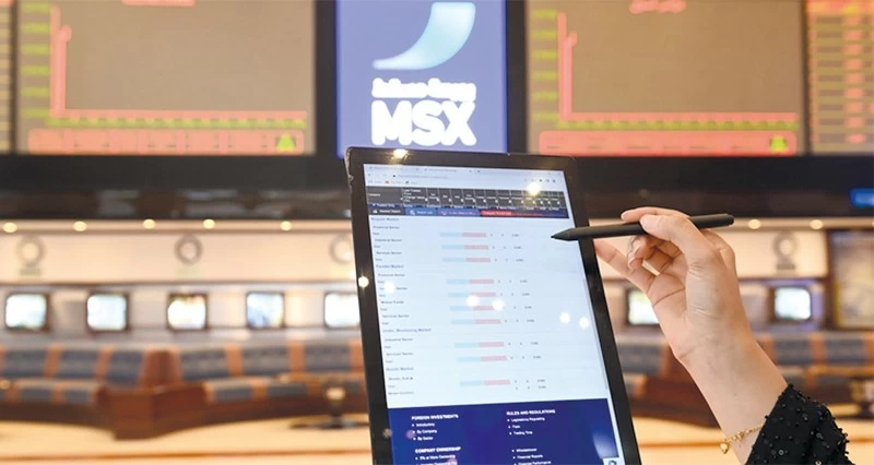 شركات المساهمة العامة المدرجة ببورصة مسقط تبدأ موسم التوزيعات السنوية