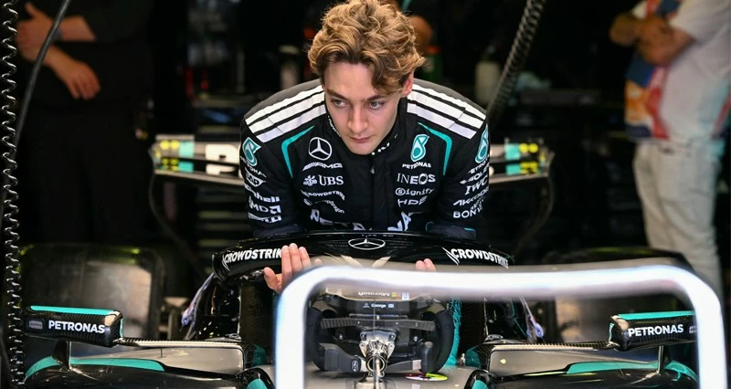 جورج ينطلق من المركز الأول فـي جائزة أستراليا الكبرى