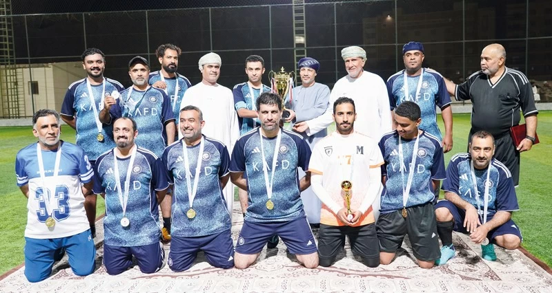 ختام ناجح لبطولة التعاون الرمضانية لقدامى اللاعبين ببركاء